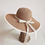 夏の新しいスタイル・レディース・通気性・おしゃれ・日焼け止・人気  ・麦わら帽子・キャップ