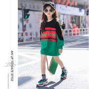 子供服 ワンピース 160 キッズ 女の子 春服 長袖 トップス ロングTシャツ 韓国子供服 子ども服