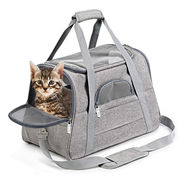猫と犬のバッグ、ポータブル、外出、通気性、ペットワンショルダー斜めバッグ、折りたたみ式、ペット用品