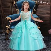 子供ドレス フォーマル 宮殿風 ウェディングドレス キッズ 女の子 ロングドレス プレゼント ピアノ