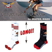 【アメリカンスケーターが愛した】【伝説のハイソックス 】California Grizzly High Socks ソックス　