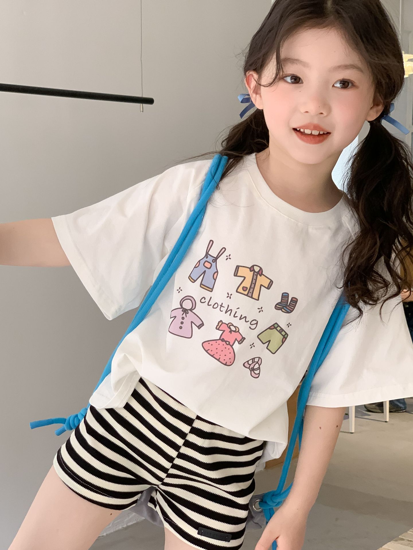 tシャツ Tシャツ 半袖 子供服 キッズ プリント かわいい 女の子 春 夏 おしゃれ 2024 新作