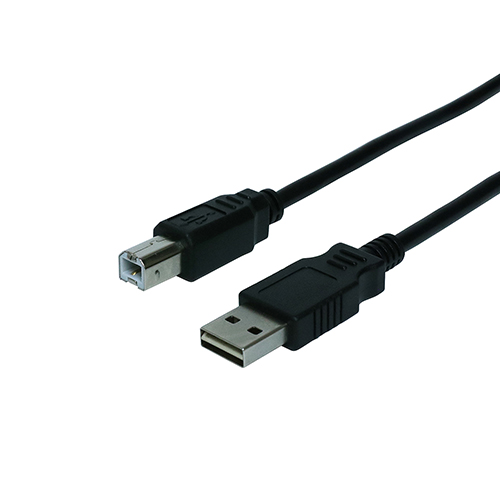 【5個セット】 MCO USBケーブル両面挿し 黒 5m USB-R50BKX5