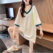 韓国風　レディース　半袖Tシャツ　新しい夏　カジュアル　ファッション半袖Tシャツ　★M-XL