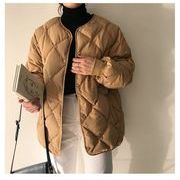 2024年秋冬婦人服、暖かいキルティングジャケット、厚手のコットンジャケット