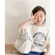 2024夏新作   子供  男と女  半袖  Tシャツ  カジュアル  シンプル