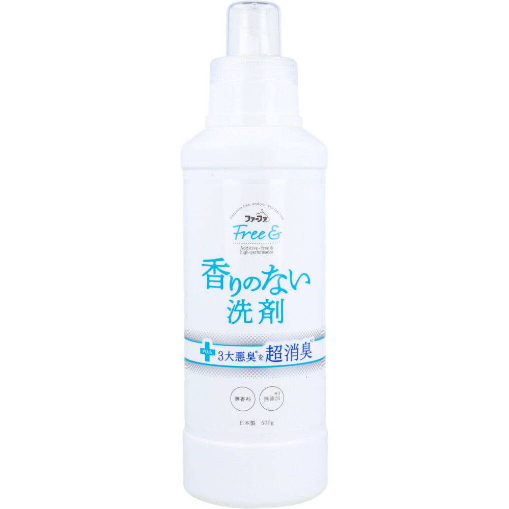 ファーファ フリー&(フリーアンド) 香りのない洗剤 超コンパクト液体洗剤 無香料 本体 500g