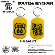 ルート66　ソフトラバーキーホルダー　アメ雑　アメリカン雑貨　キーホルダー　ROUTE66　バイカー