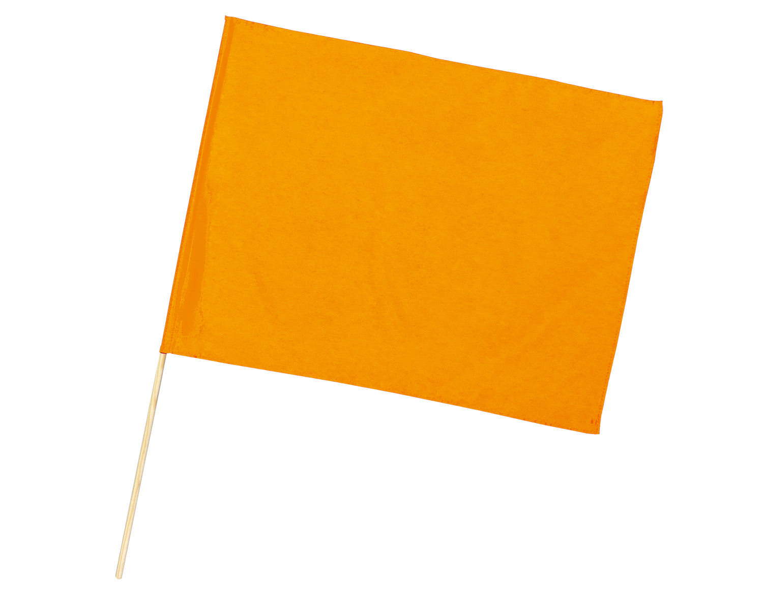 サテン特大旗（丸棒φ12mm）メタリックオレンジ