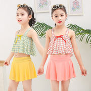 子供の水着 女の子 スプリット水着 かわいいスイミングギア 韓国の子供服