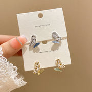 絶妙な蝶のイヤリング、夏の女性、イヤリング2024新しいイヤリング