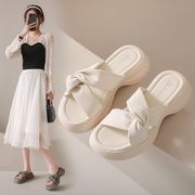 夏新品・カジュアルシューズ・韓国風・女性用靴・レジャー・厚底サンダル・3色