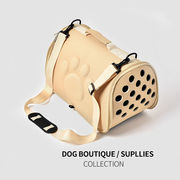 ペット用品スペースドッグバッグ、ポータブル斜め通気性ペットバッグ、ペットアウトバッグ