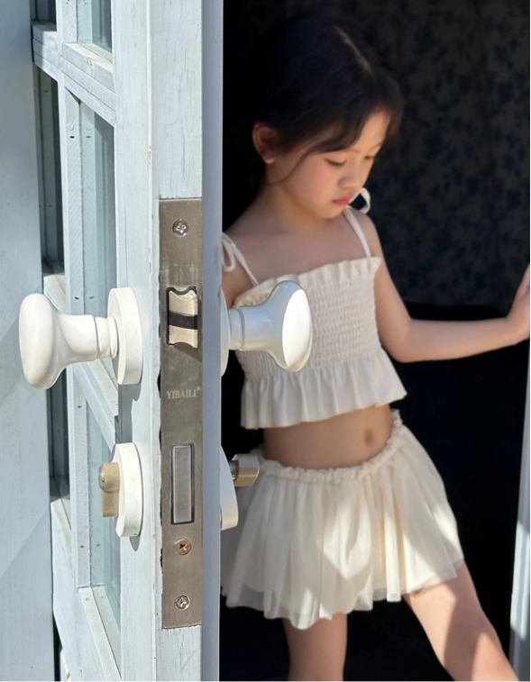 2024夏新作  韓国風子供服  女の子  子供用 キャミソール＆スカート  キッズ水着  90-150cm