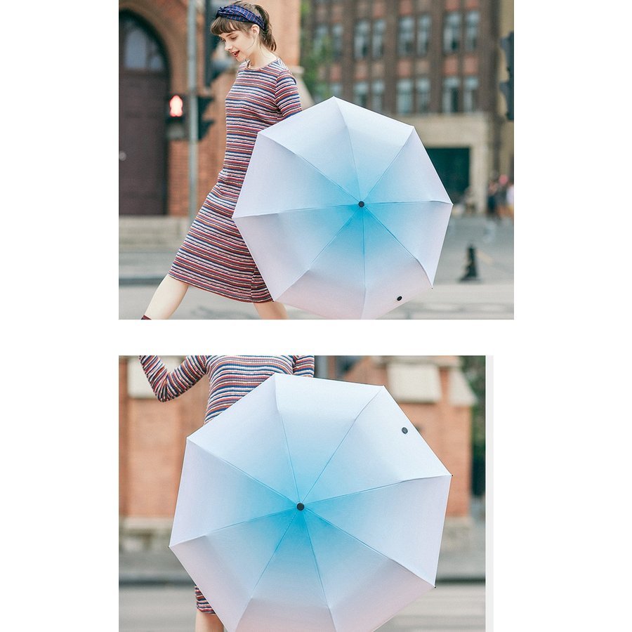折り畳み傘 レディース日傘 紫外線遮蔽 遮光遮熱 晴雨兼用 撥水加工 colorful 耐風 軽量