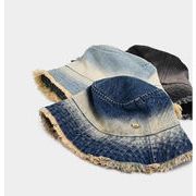 メンズ デニム帽子 バケットハット 外出 お出かけ 日焼け対策