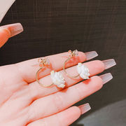 S925ポスト ピアス ハンドメイド  ピアス お花ピアス  イヤリング 2024新作
