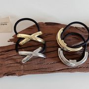 メタルヘアゴム　ヘアアクセサリー　レディース　デザイン　韓国風　髪飾り　春夏
