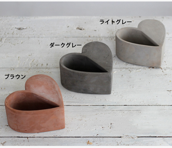 ハート型 植木鉢 寄せ植えポット プランター 多肉植物 多肉ポット