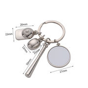 サッカー、バスケットボール、野球、ラグビー、アスリートキーホルダー、記念品ジュエリーキーホルダー