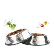 ステンレス 猫 皿 ペット碗  ペット用品 食器 犬 猫  餌入れ フード 滑り止め こぼれ防止