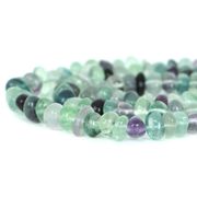 フローライト【タンブル】6×10mm【天然石 ビーズ パワーストーン】