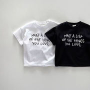 ins 夏新作　子供服　クルーネック　半袖　Tシャツ　英字　カジュアル　トップス　柔らかい　可愛い