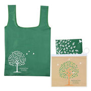 ナチュラルツリーエコバッグ(PVCポーチ付)　16-33