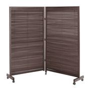 衝立2連　仕切り/パーテーション/目隠し/インテリア/家具