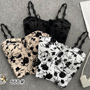 リブキャミソール★キャミソール★ブラジャー★