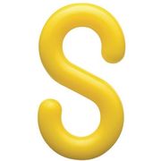 黄色 6mm Sフック (兼4mm) PSH60(40) 50点