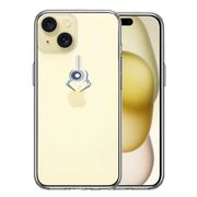 iPhone 15 Plus 側面ソフト 背面ハード ハイブリッド クリア ケース UFOキャッチャー りんご キャッチ 2