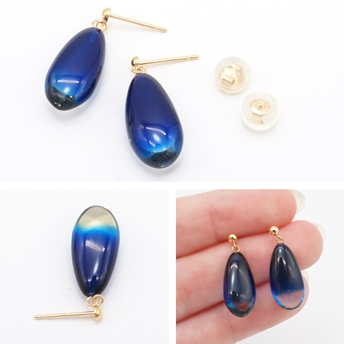 リトアニア産 サファイアブルーアンバー ブルー 樹脂 化石 コハク 幸運 長寿 健康 家族の繁栄 エレクトロン