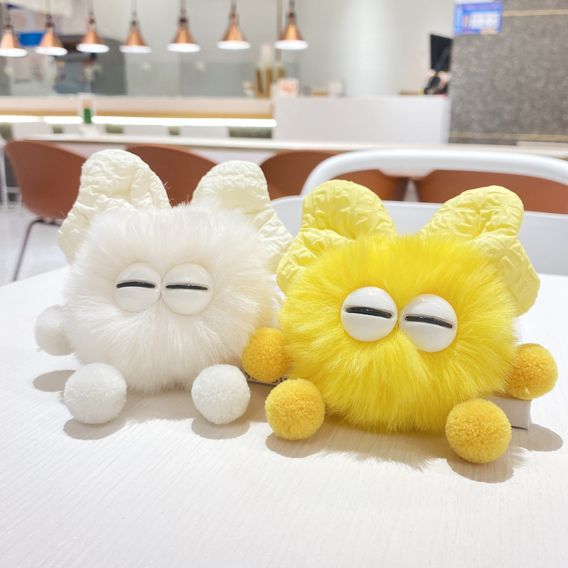 ぬいぐるみキーリング バッグチャーム ストラップ キーホルダー 韓国