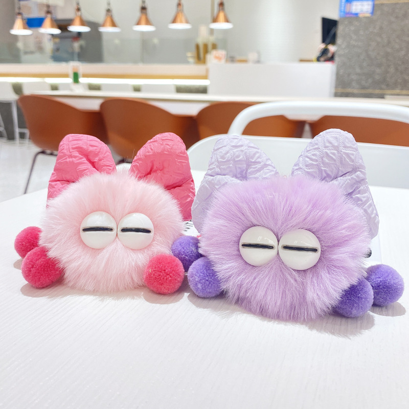 ぬいぐるみキーリング バッグチャーム ストラップ キーホルダー 韓国