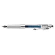 ノック式ボールペン エナージェル インフリー クリア軸 0.4mm ブルーブラック BLN74TL-CA