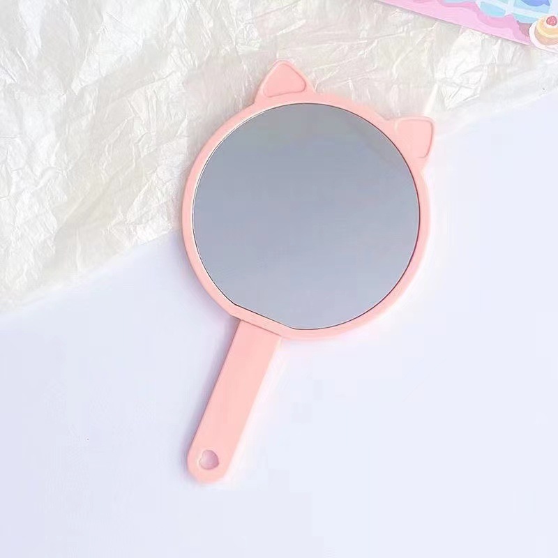 ☆ファッション雑貨☆DIY専用のミラー デコ用かがみ 手鏡 櫛付き☆3色