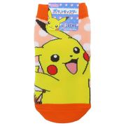 ポケットモンスター キッズソックス ピカチュウ ドット