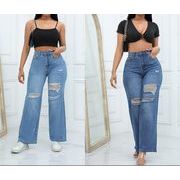 大きいサイズ レトロパンツ ゆったり シンプル レディースデニムパンツ 痩せ見えパンツ デニムパンツ