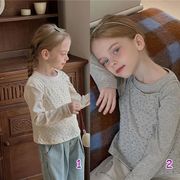 2色 セット★90cm～140cm 2024秋新作HL★子供服 トップス+吊りベスト
