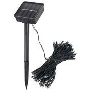 ソーラー充電式100LEDイルミネーションライト（ゴールド） IB-207