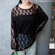 【2024新作商品♪】レースシアートップス