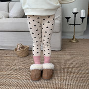 子供服　90~150cm　キッズレギンスパンツ　ハート柄　インナーパンツ　韓国キッズ服