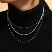 ステンレスネックレス　アクセサリー　デザイン　レディース　金属アレルギー対応