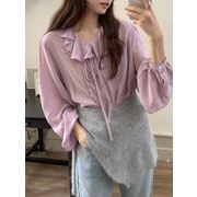 今季マストバイ　夏秋新作　気質     おしゃれ  トップス  ブラウス