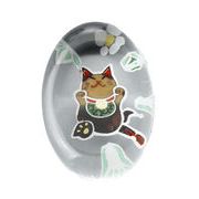 硝子猫箸置　　縁起物/キッチン/箸置き/キッチン雑貨/日本製