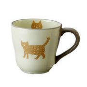 陽だまり猫マグ　　縁起物/キッチン/コップ/マグカップ/日本製