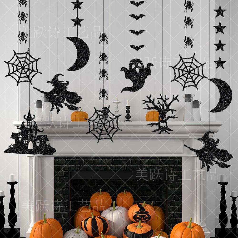 ハロウィンの吊るし飾り４点 ハロウィンの吊るし飾り4点 choooboo ☜他の製作はこちらから