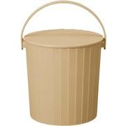 新輝合成 座れるマルチバスケット 10L カーキベージュ