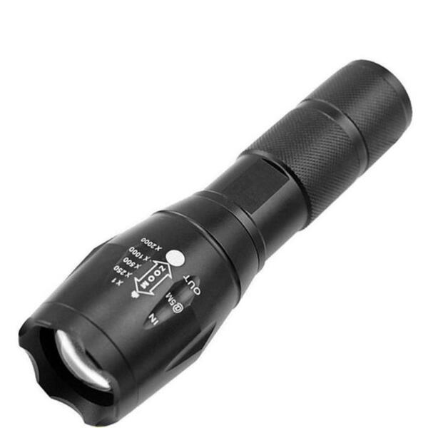 LEDハンディライト　ハンドライト防水 1800ルーメンXM-L T6 LEDライト 懐中電灯防災 防犯 強力LED 電池式